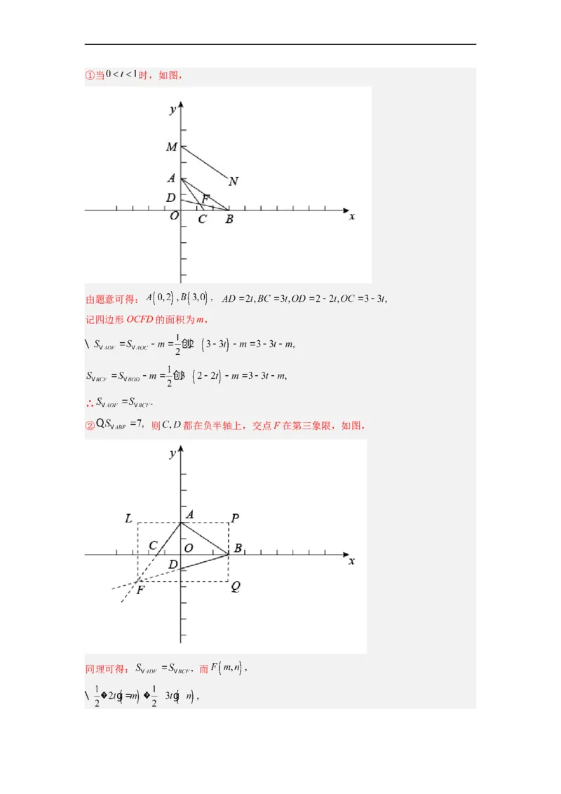 期末难点特训（三）和平面直角坐标系有关的压轴题（解析版）_初中数学人教版_7下-初中数学人教版_7下-初中数学人教版（旧版）赠送_06习题试卷_6期中期末复习专题