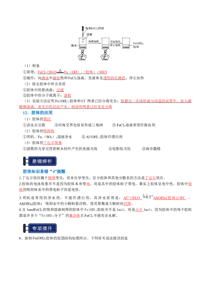 知识清单01物质的分类及转化（解析版）_05高考化学_新高考复习资料_2025年新高考资料_上好课2025年高考化学一轮复习知识清单3246985