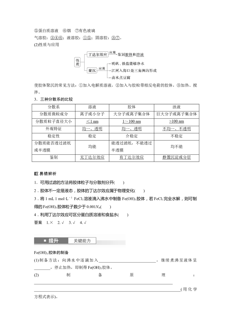 大单元一　第一章　第1讲　物质的组成、性质和转化_05高考化学_2025年新高考资料_一轮复习_2025大一轮复习讲义+课件（完结）_2025大一轮复习讲义化学教师用书Word版文档全书