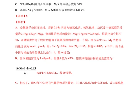 微专题15铜及其化合物的性质、制备与实验探究-备战2022年高考化学考点微专题（解析版）_05高考化学_新高考复习资料_2022年新高考资料_备战2022年高考化学考点微专题