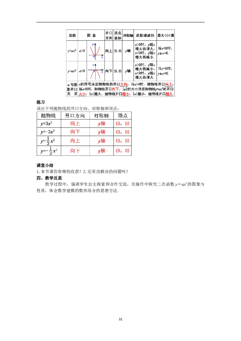 全册教案（9上）_初中数学人教版_9上-初中数学人教版_04教案（多套）