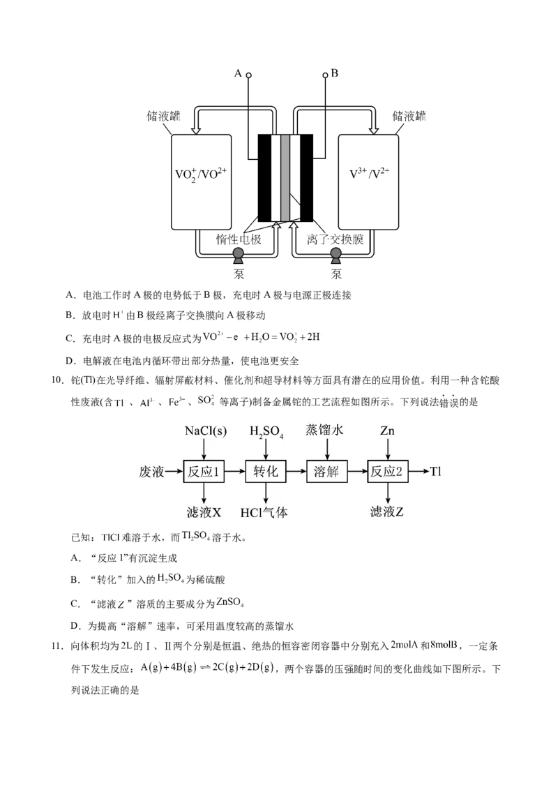 信息必刷卷01（广西专用）（原卷版）_05高考化学_2025年新高考资料_2025考前信息卷_2025年高考化学考前信息必刷卷（广西专用）3440172