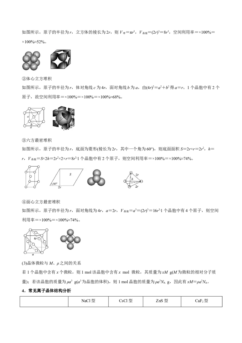 专题讲座（十二）晶胞参数、坐标参数的分析与应用（讲）-2023年高考化学一轮复习讲练测（全国通用）（原卷版）_05高考化学_通用版（老高考）复习资料_2023年复习资料_一轮复习