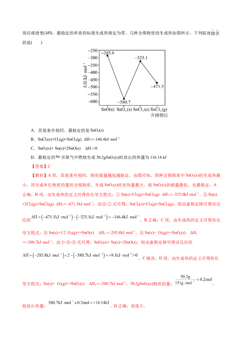 信息必刷卷04（浙江专用）（解析版）_05高考化学_2025年新高考资料_2025考前信息卷_2025年高考化学考前信息必刷卷（浙江专用）34334845