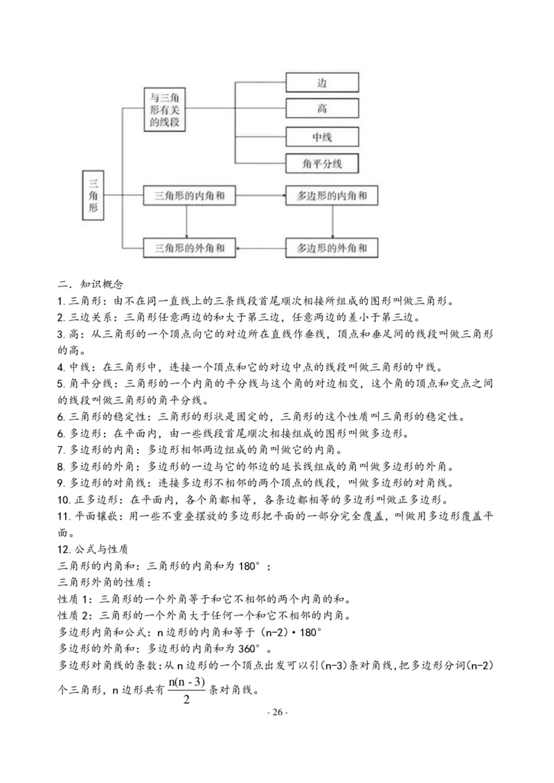 初中数学人教版789年级知识点及公式总结大全（PDF版）_初中数学人教版_9下-初中数学人教版_08知识点