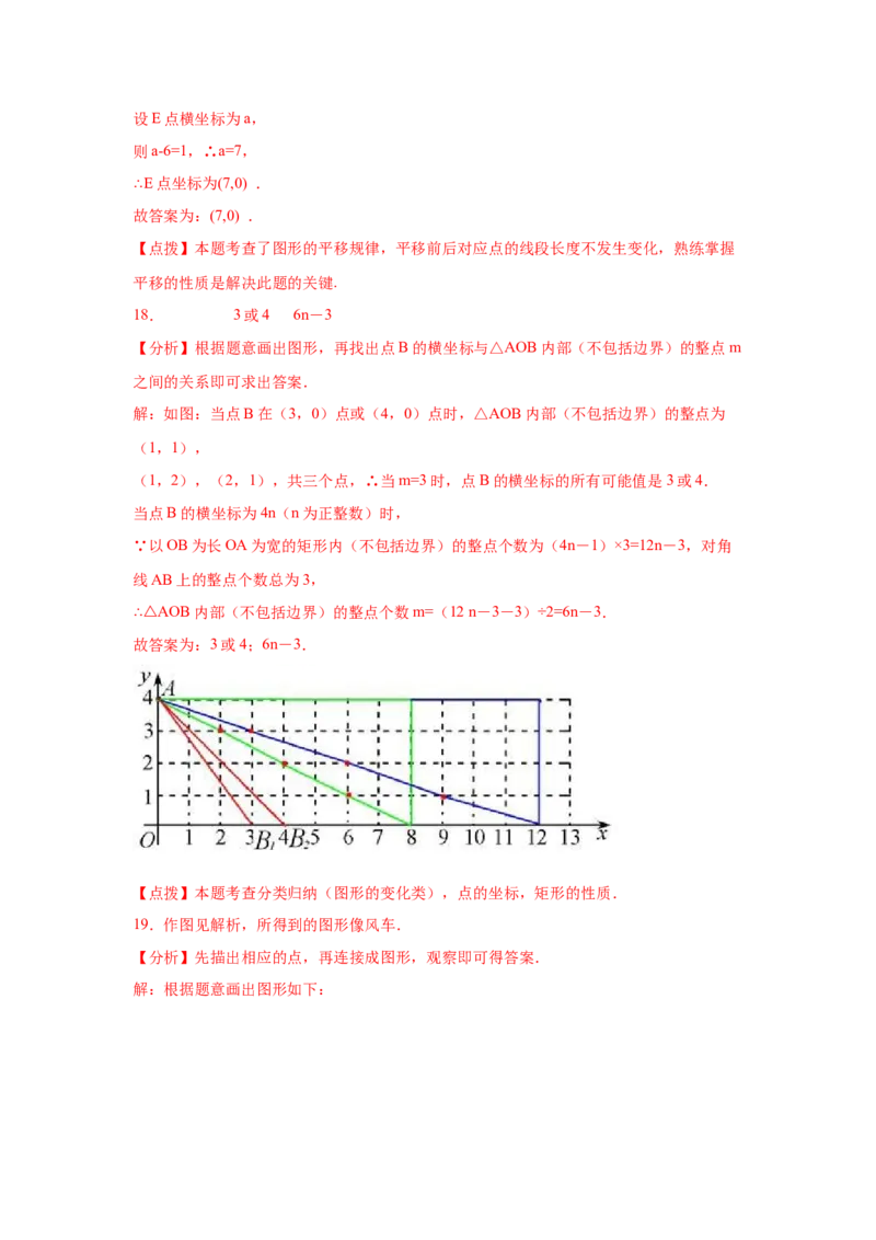 第7章平面直角坐标系（基础篇）-挑战满分七年级数学下册阶段性复习精选精练（人教版）_初中数学人教版_7下-初中数学人教版_7下-初中数学人教版（旧版）赠送_06习题试卷