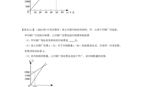 第04讲一次函数的实际应用（知识解读+达标检测）（原卷版）_初中数学人教版_八年级数学下册_保存转存之后查看(1)_8下-初中数学人教版（2026春新版持续更新）_旧版-可参考_07专项讲练