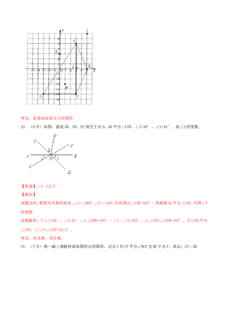 期中测试卷（A卷）_初中数学人教版_7下-初中数学人教版_7下-初中数学人教版（旧版）赠送_06习题试卷_3期中试卷_期中测试卷（第1套含答案解析）（共2份）
