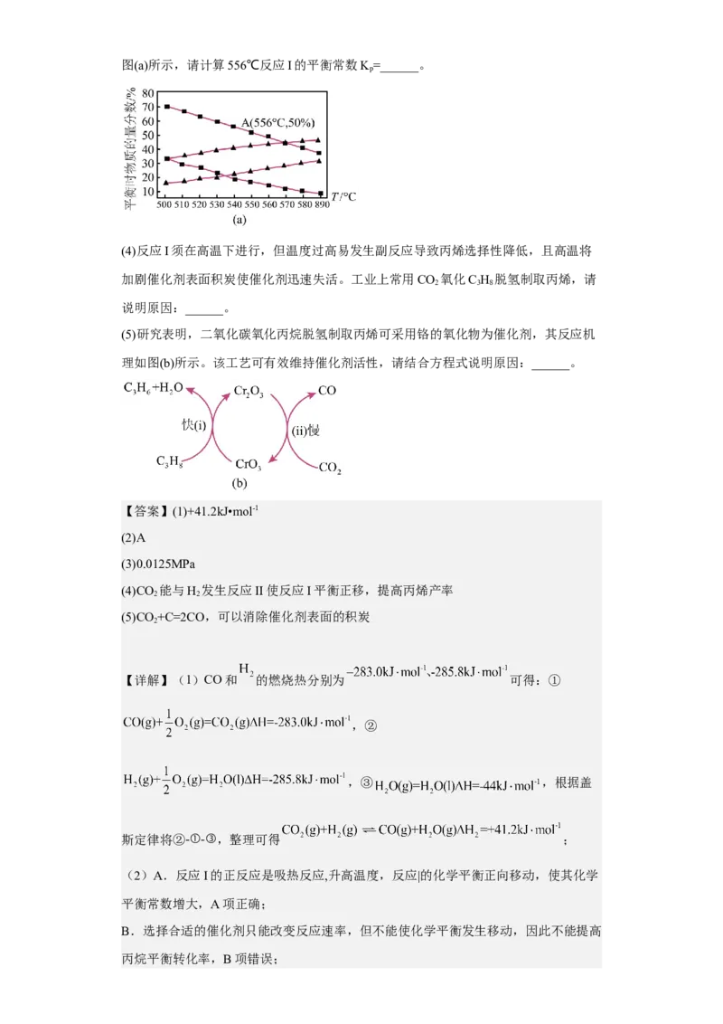 专题十二化学反应速率与化学平衡（专练）-冲刺2023年高考化学二轮复习核心考点逐项突破（解析版）_05高考化学_新高考复习资料_2023年新高考资料_二轮复习