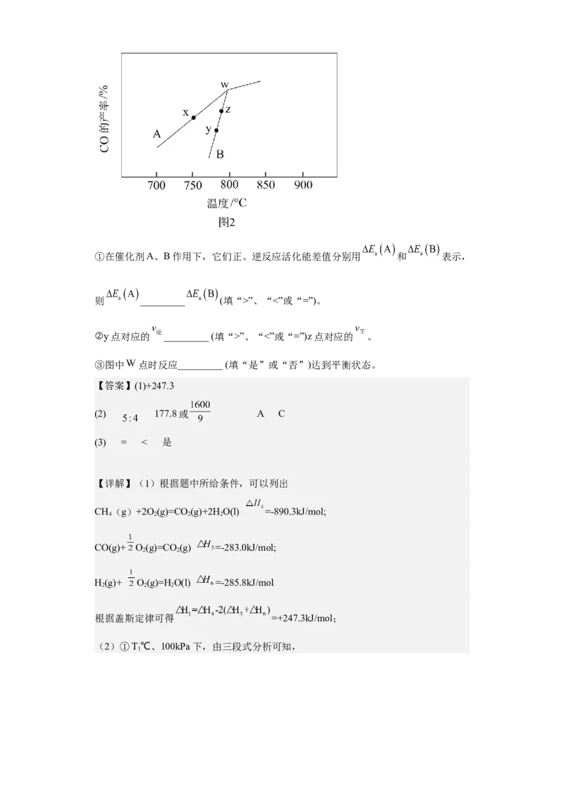 专题十二化学反应速率与化学平衡（专练）-冲刺2023年高考化学二轮复习核心考点逐项突破（解析版）_05高考化学_新高考复习资料_2023年新高考资料_二轮复习
