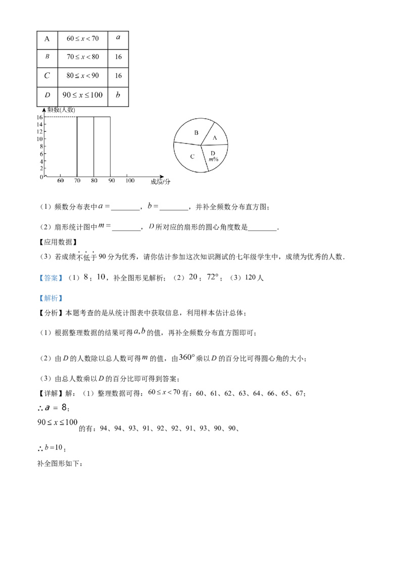 精品解析：2024年内蒙通辽市中考数学试题（解析版）_new_初中数学人教版_9下-初中数学人教版_09中考真题_2024中考数学真题