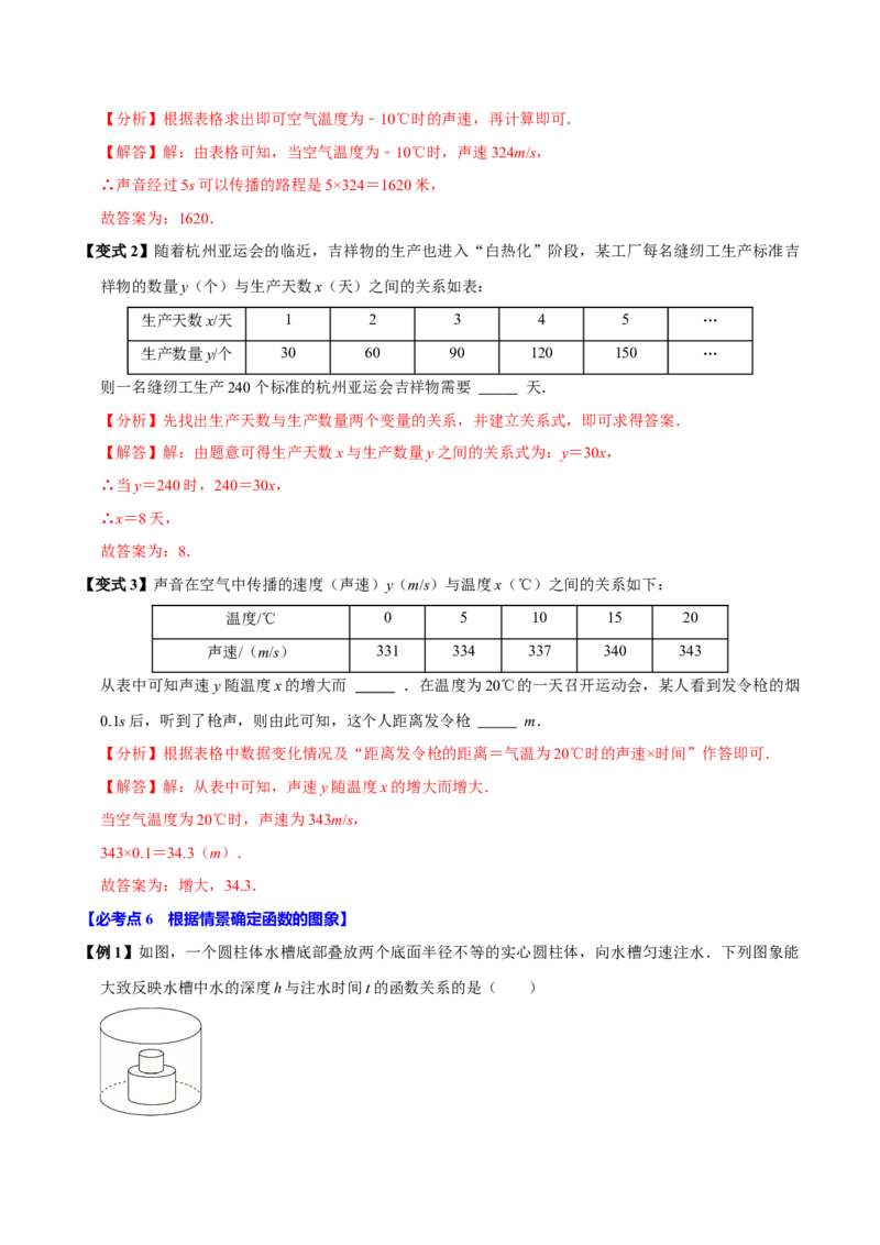 第11讲函数（9个必考点）（必考点分类集训）（人教版）（教师版）_初中数学_八年级数学下册（人教版）_考点分类必刷题-U181