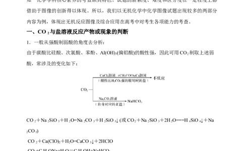 微专题29无机反应图像题及综合应用-备战2022年高考化学考点微专题（原卷版）_05高考化学_新高考复习资料_2022年新高考资料_备战2022年高考化学考点微专题
