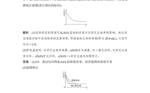 核心素养提升22控制变量探究影响化学反应速率的因素_05高考化学_新高考复习资料_2022年新高考资料_2022年一轮复习各版本_1.高考化学2022年一轮复习通用版_配套习题库