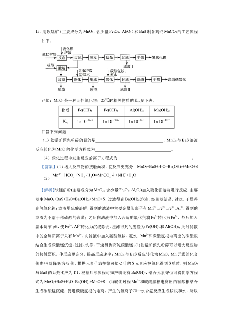 原创（新高考）2021届小题必练3信息型离子方程式的书写教师版_05高考化学_新高考复习资料_2021新高考资料_2021届（新高考）高考化学小题必练
