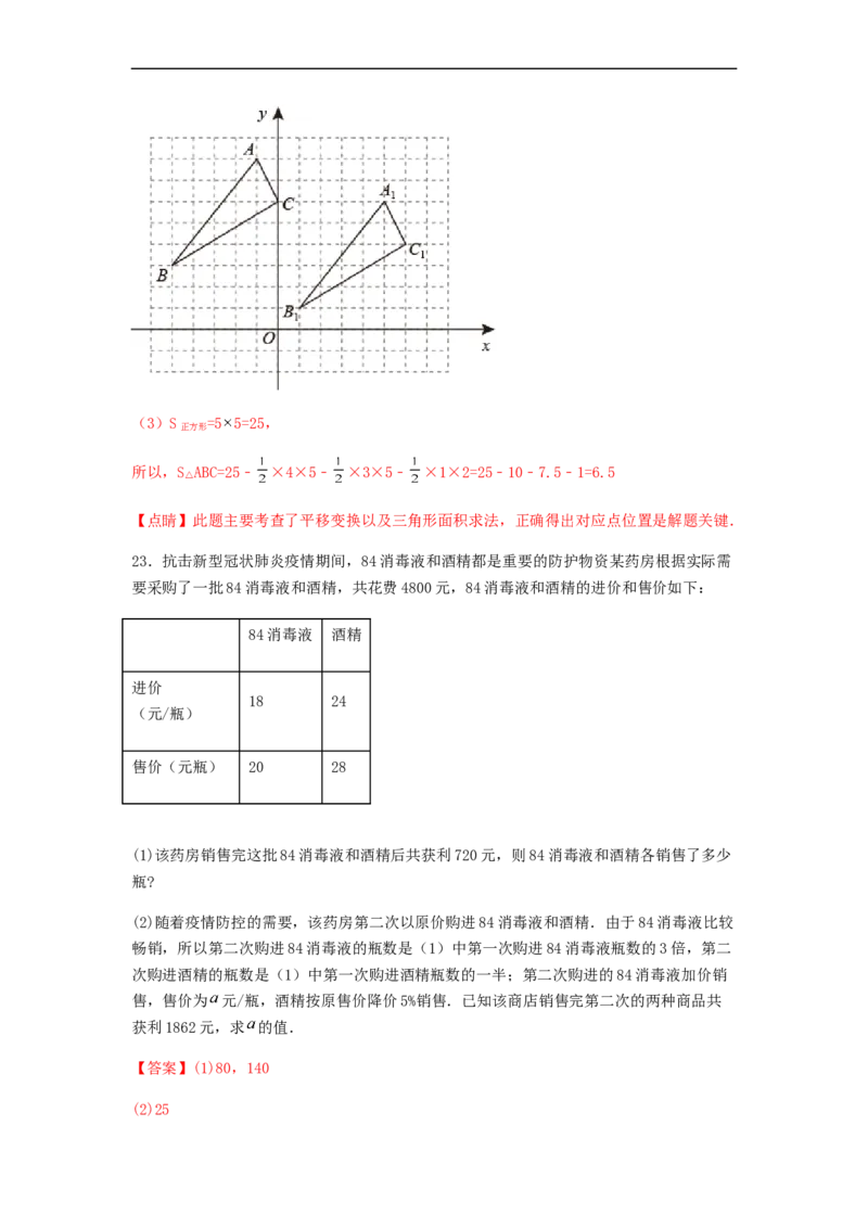 期末满分押题夯实基础培优卷（轻松拿满分）（解析版）_初中数学人教版_7下-初中数学人教版_7下-初中数学人教版（旧版）赠送_06习题试卷_4期末试卷