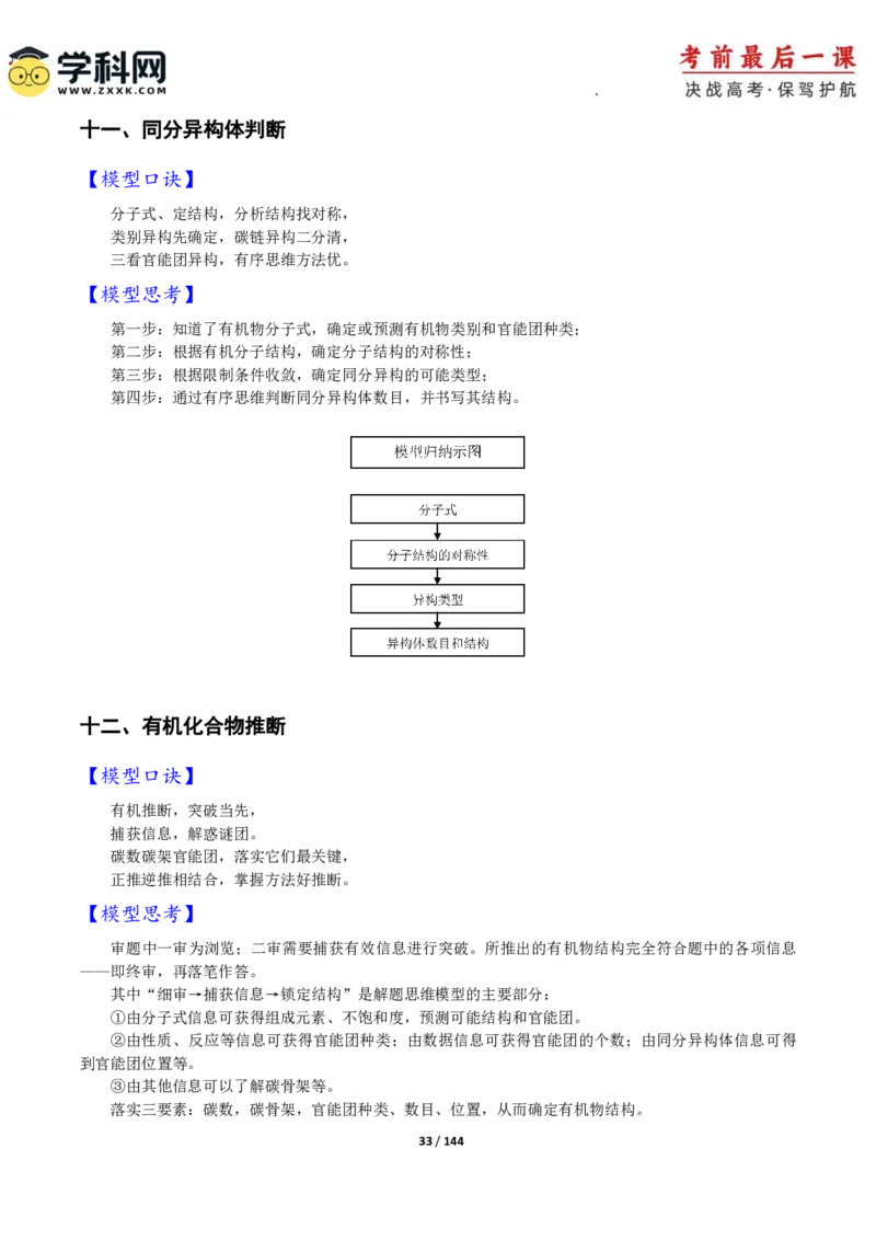 化学-2024年高考考前最后一课_05高考化学_2024年新高考资料_5.2024三轮冲刺_化学（含PDF，可直接打印）-2024年高考考前最后一课