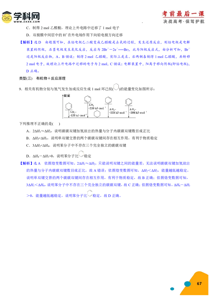化学-2024年高考考前最后一课_05高考化学_2024年新高考资料_5.2024三轮冲刺_化学（含PDF，可直接打印）-2024年高考考前最后一课