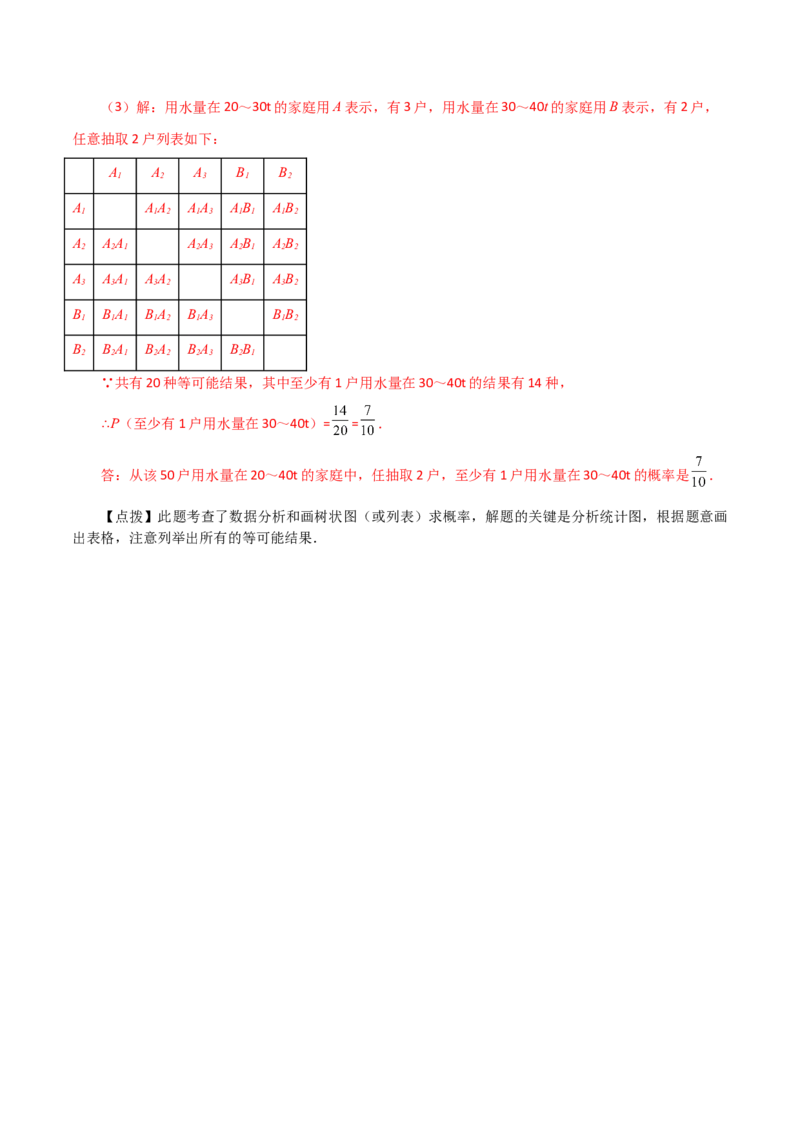 第25章概率初步（单元测试&middot;培优卷）-（人教版）_初中数学_九年级数学上册（人教版）_专题突破练习-V4_2024版