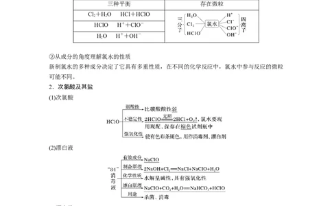大单元二　第五章　第16讲　氯及其重要化合物_05高考化学_2025年新高考资料_一轮复习_2025大一轮复习讲义+课件（完结）_2025大一轮复习讲义化学教师用书Word版文档全书