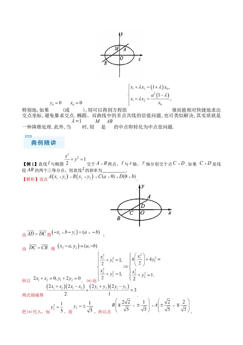 通关秘籍09圆锥曲线大题（易错点+六大题型）（解析版）-备战2024年高考数学抢分秘籍（新高考专用）_2.2025数学总复习_2024年新高考资料_5.2024三轮冲刺