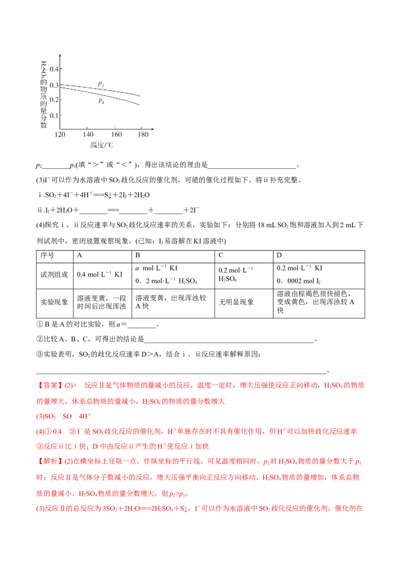 专题讲座（四）反应速率、平衡图像题解题策略（练）-2024年高考化学大一轮复习精讲精练+专题讲座（解析版）_05高考化学_2024年新高考资料_1.2024一轮复习