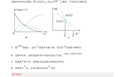 专题讲座（四）反应速率、平衡图像题解题策略（练）-2024年高考化学大一轮复习精讲精练+专题讲座（解析版）_05高考化学_2024年新高考资料_1.2024一轮复习