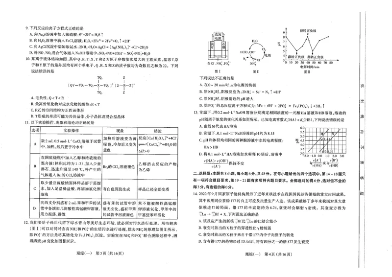 太原市2023高三一模理科综合试卷公众号：一枚试卷君_05高考化学_高考模拟题_新高考_2023年山西省太原市高考一模理科综合_2023年山西省太原市高考一模理科综合