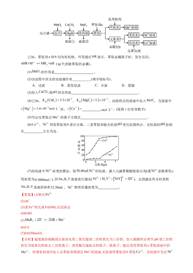 临考押题卷02（黑吉辽通用）（解析版）_05高考化学_2024年新高考资料_5.2024三轮冲刺_备战2024年高考化学临考题号押题（辽宁、黑龙江、吉林专用）323497313