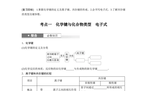 大单元三　第八章　第33讲　化学键_05高考化学_2025年新高考资料_一轮复习_2025大一轮复习讲义+课件（完结）_2025大一轮复习讲义化学学生用书Word版文档全书_2025大一轮复习讲义