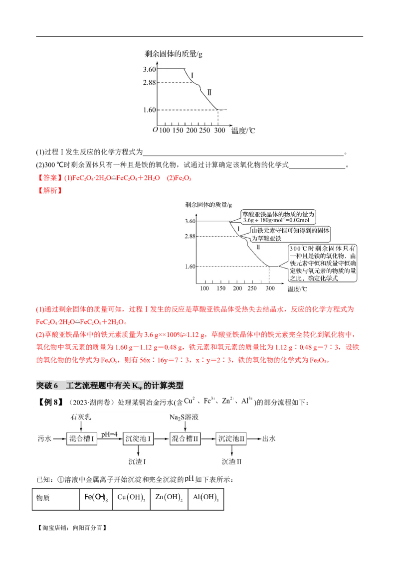易错类型07化工流程中的常考问题（7大易错点）（解析版）_05高考化学_新高考复习资料_2024年新高考资料_❤专项复习资料_备战2024年高考化学考试易错题（全国通用）