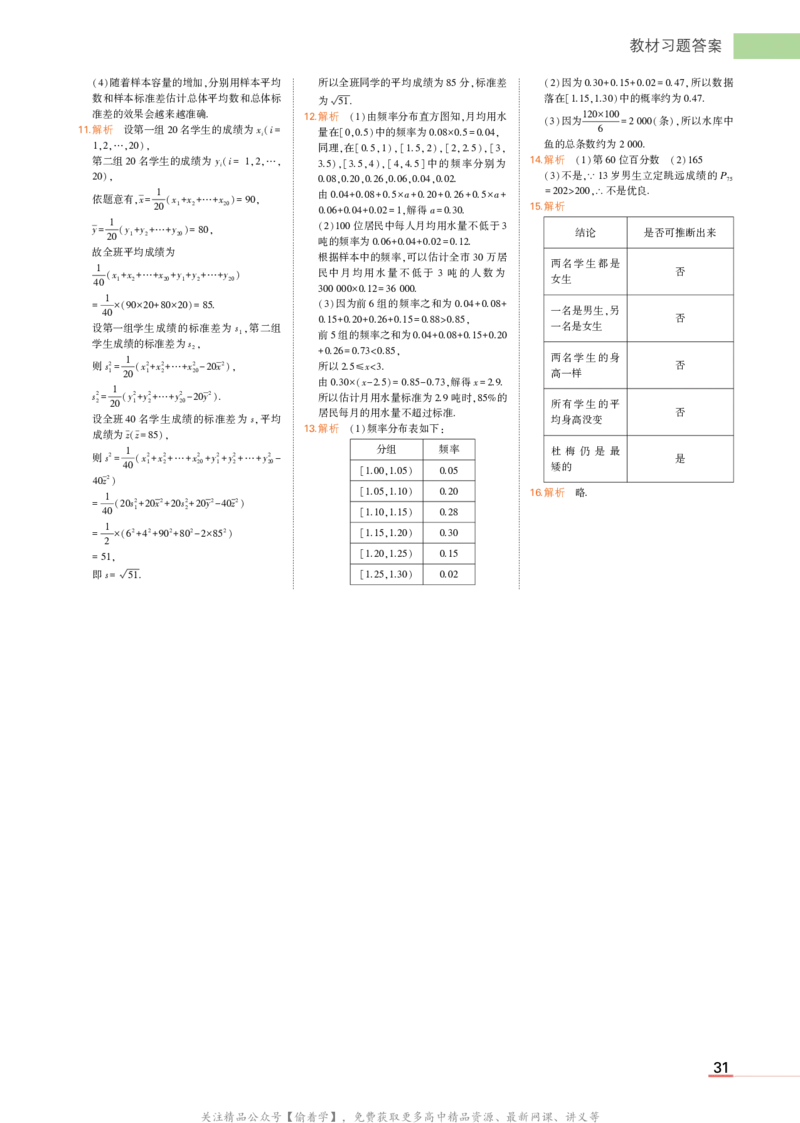必修第一册湘教数学教材习题答案_高中全套电子教材及答案。_02高中教材参考答案_高中数学_湘教版