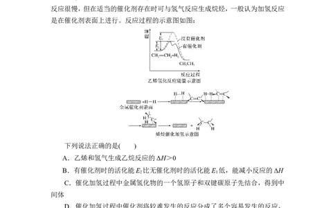 热点强化练9　催化剂、活化能与化学反应历程_05高考化学_通用版（老高考）复习资料_2023年复习资料_一轮复习_2023年高考化学一轮复习讲义+课件（全国版）_赠补充习题