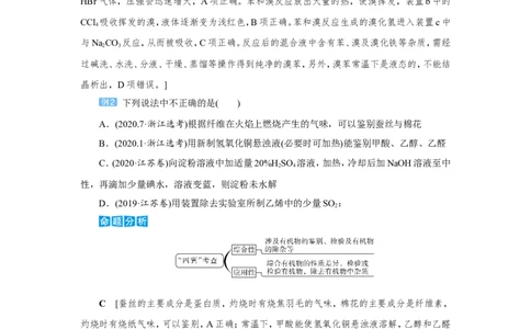 专题突破(十二)有机化合物的制备、分离、提纯及检验（教案）_05高考化学_新高考复习资料_2022年新高考资料_2022届一轮复习讲练结合_第九章常见的有机化合物