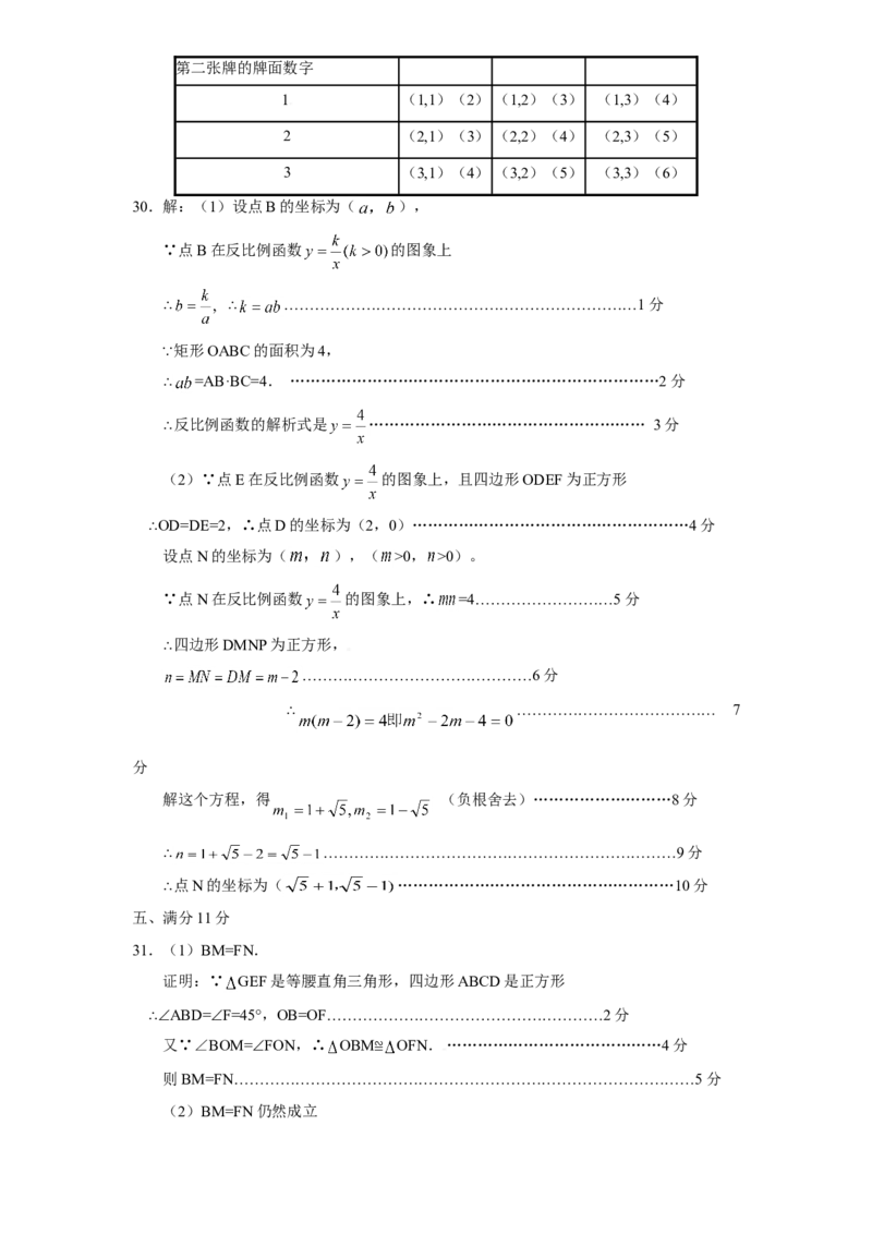 人教版九年级数学下册期末检测2附答案_初中数学人教版_9下-初中数学人教版_06习题试卷_4期末试卷_期末检测试卷（共7份含答案）