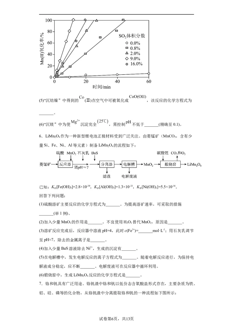 工业流程题（原卷版）_05高考化学_新高考复习资料_2024年新高考资料_一轮复习资料_2024届高三化学一轮复习&mdash;专项训练