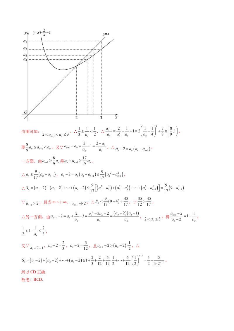 重难点突破01数列的综合应用（十三大题型）（解析版）_2.2025数学总复习_2025年新高考资料_一轮复习_2025年高考数学一轮复习讲练测（新教材新高考，含2024高考真题）_第六章数列