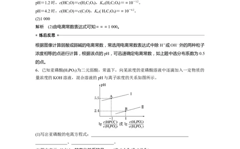 大单元四　第十二章　热点强化21　电离常数的相关计算_05高考化学_2025年新高考资料_一轮复习_2025大一轮复习讲义+课件（完结）_2025大一轮复习讲义化学教师用书Word版文档全书