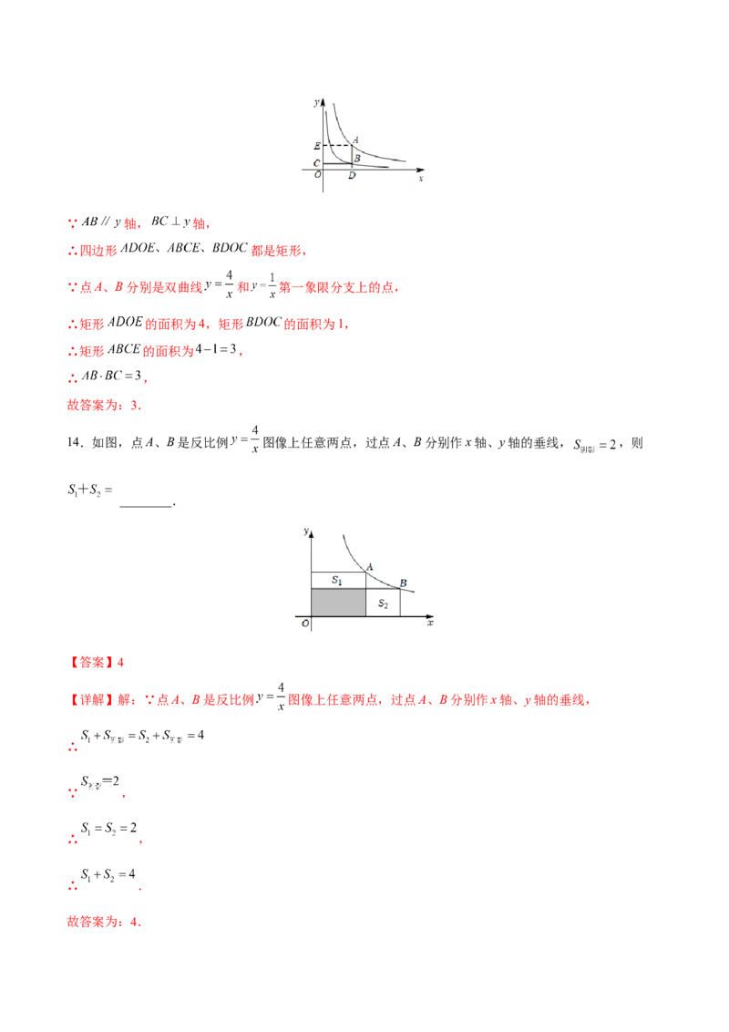 第26章反比例函数（能力挑战卷）（解析版）_new_初中数学人教版_9下-初中数学人教版_06习题试卷_2单元测试_单元测试（第4套）