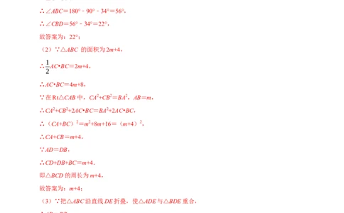专题8利用勾股定理解决折叠问题的技巧（解析版）_初中数学人教版_八年级数学下册_保存转存之后查看(1)_8下-初中数学人教版（2026春新版持续更新）_旧版-可参考_07专项讲练