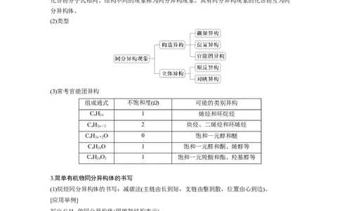 大单元五　第十三章　第61讲　有机化合物的空间结构　同系物　同分异构体_05高考化学_2025年新高考资料_一轮复习_2025大一轮复习讲义+课件（完结）_2025大一轮复习讲义