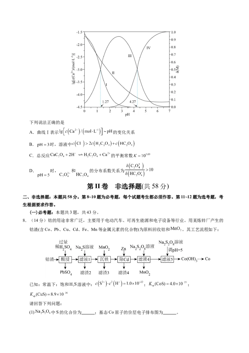 信息必刷卷01（原卷版）_05高考化学_2025年新高考资料_2025考前信息卷_2025年高考化学考前信息必刷卷（新课标卷，新疆、西藏专用）3444691