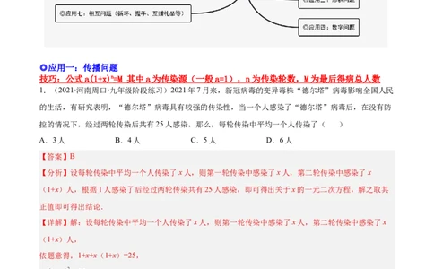 培优专题04一元二次方程的实际问题分类-解析版_初中数学人教版_9下-初中数学人教版_07专项讲练_核心考点突破2022-2023学年九年级数学精选专题培优讲与练（人教版）