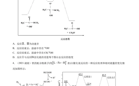 热点05反应机理图和能量历程图（原卷版）_05高考化学_新高考复习资料_2023年新高考资料_专项复习_2023年高考化学热点&middot;重点&middot;难点专练（新高考专用）