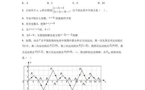 期末考试压轴题模拟训练（一）（原卷版）（人教版）_初中数学人教版_7下-初中数学人教版_7下-初中数学人教版（旧版）赠送_06习题试卷_6期中期末复习专题