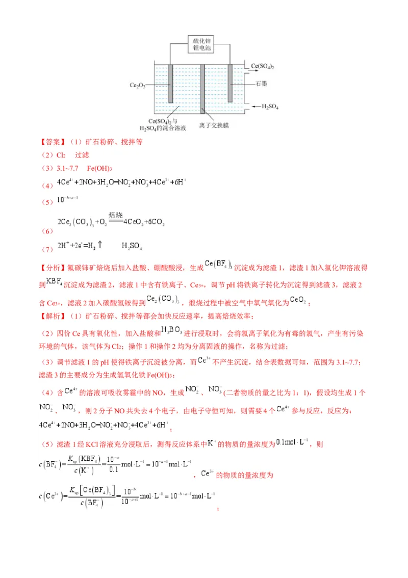 模板04化工流程题解题策略及答题规范(解析版)_05高考化学_2025年新高考资料_二轮复习_2025年高考化学答题技巧与模板构建338868722_第二部分主观题突破_化学工艺流程