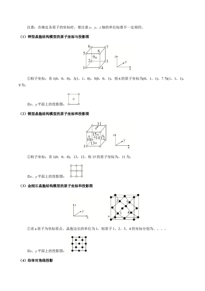 热点07晶胞的结构分析及计算-2024年高考化学热点&middot;重点&middot;难点专练（新高考专用）（解析版）_05高考化学_2024年新高考资料_3.2024专项复习