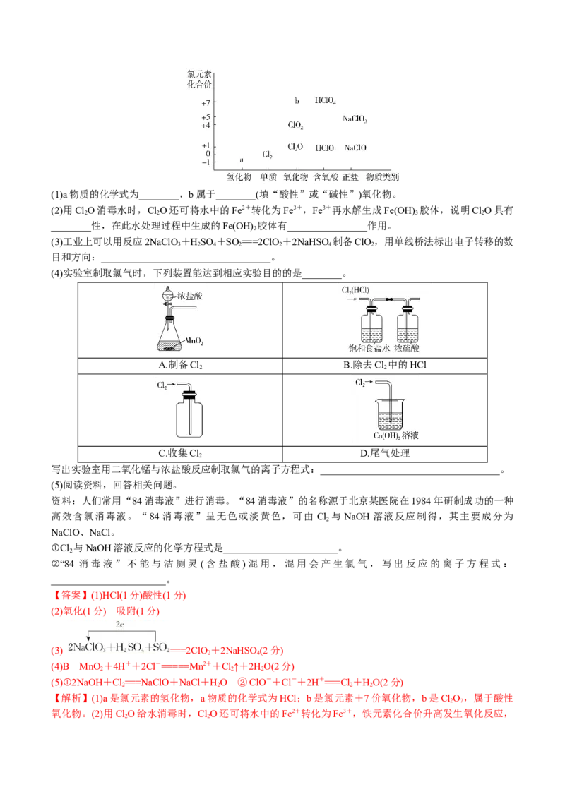 专题突破卷04非金属及其化合物（解析版）_05高考化学_2025年新高考资料_一轮复习_2025年高考化学一轮复习考点通关卷_2025年高考化学一轮复习考点通关卷（新高考通用）（完结）
