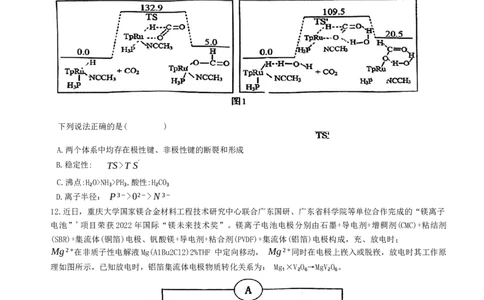 江西省新八校2022-2023学年高三上学期第一次联考理科综合_05高考化学_高考模拟题_全国课标版