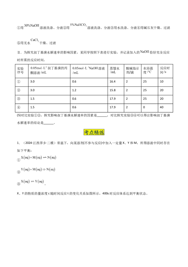 易错专题12化学反应速率（原卷版）_05高考化学_2024年新高考资料_5.2024三轮冲刺_2024年高考化学考前易错聚焦